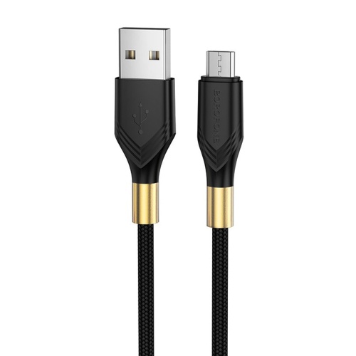 Кабель зарядки Borofone BX92 Advantage USB A - Micro 2.4A 1м Кабель зарядки Borofone BX92 Advantage USB A - Micro 2.4A 1м