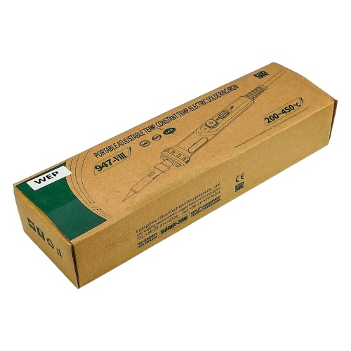 Паяльник WEP 947-VII з підставкою, жалом 900M, вимикачем, рег. t 220-480 гр C, індикатором роботи (60W, 220V) фото 6