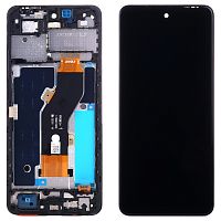 Дисплей Infinix Smart 8 з тачскріном та рамкою (AAAA)