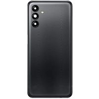 Задня кришка Samsung Galaxy A04s A047F (чорна оригінал Китай зі склом камери)
