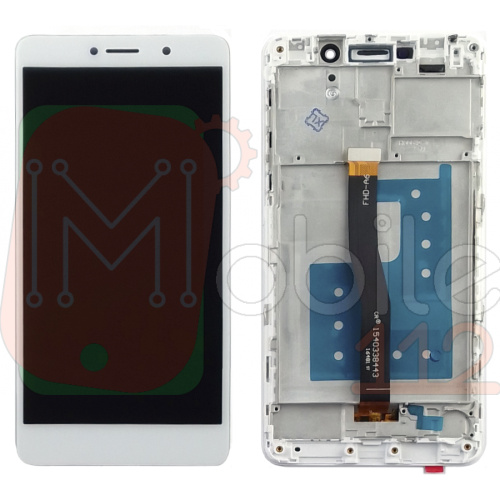 Дисплей Huawei Honor 6X BLN-L21, GR5 2017 BLL-L21 з тачскріном (білий з рамкою)