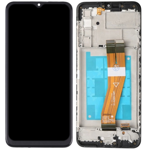 Дисплей Samsung Galaxy A03s A037G 163 x 72 мм з тачскріном (оригінал Китай з рамкою)