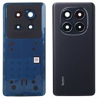 Задня кришка Xiaomi Redmi Note 14 Pro 5G China (сум. Redmi Note 14 Pro 5G Global) (чорна Original New зі склом камери)