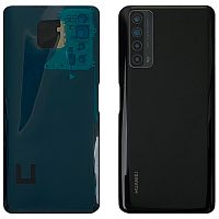 Задняя крышка Huawei P Smart 2021 PPA-LX1 (черная оригинал Китай со стеклом камеры)