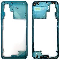 Рамка корпуса Xiaomi Redmi Note 10, Redmi Note 10s (голубая)