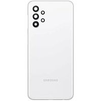 Задня кришка Samsung Galaxy A32 4G A325F (біла зі склом камери)