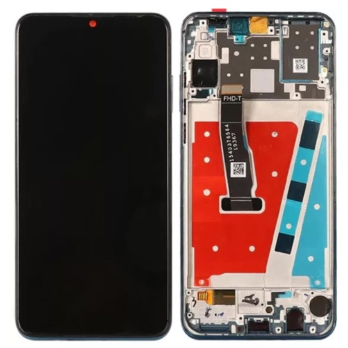 Дисплей Huawei P30 Lite MAR-LX1, Nova 4e з тачскріном (6 Gb - 48 Mp із синьою рамкою оригінал 100% Service Pack)