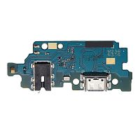Шлейф Samsung Galaxy M23 M236B, M33 M336B з роз'ємами зарядки та навушників, мікрофоном - нижня плата ()