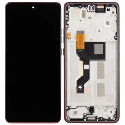 Дисплей Motorola Moto G86, Moto G86 Power XT2527 з тачскріном (оригінал 100% з червоною рамкою)