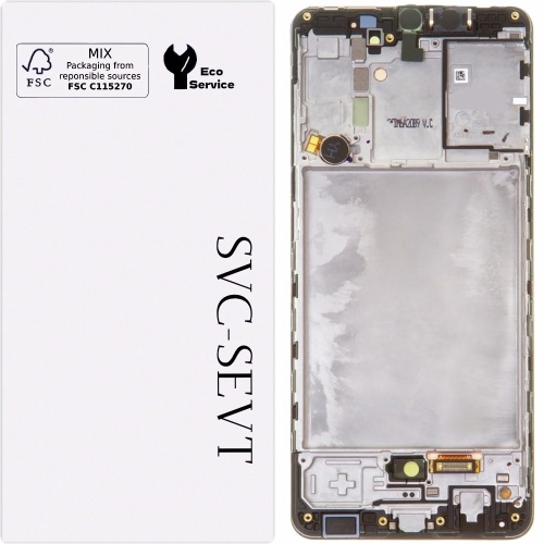 Дисплей Samsung Galaxy A31 A315F з тачскріном (оригінал OEM SP з рамкою)