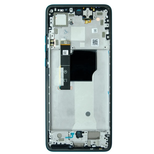 Дисплей Motorola Edge 40 Neo XT2307-1 з тачскріном та рамкою (синій оригінал Китай)