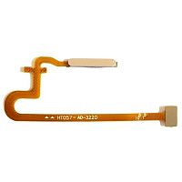 Шлейф Realme C53 RMX3760 з кнопкою включення та сканером відбитка пальця (золотистий оригінал Китай)