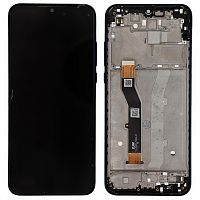 Дисплей Motorola Moto G Play 2021 XT2093 з тачскріном (АААА із синьою рамкою)