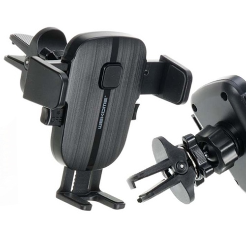 Автомобільний тримач для телефону Wekome WA-S54 з кнопкою управління фіксатора фото 2