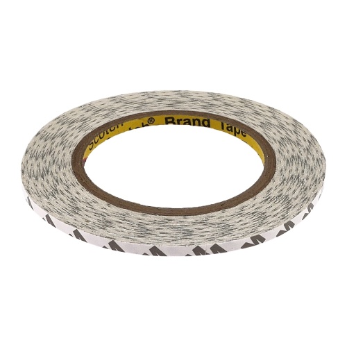 Скотч двосторонній 3M білий 5мм x 25м