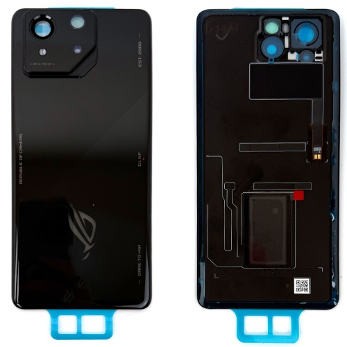 Задня кришка Asus ROG Phone 8 (чорна оригінал 100% зі склом камери)