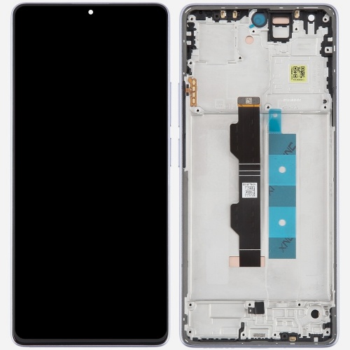 Дисплей Xiaomi Redmi Note 13 Pro 4G, Note 14S, Poco M6 Pro 4G + тачскрин (IN-CELL с фиолетовой рамкой)