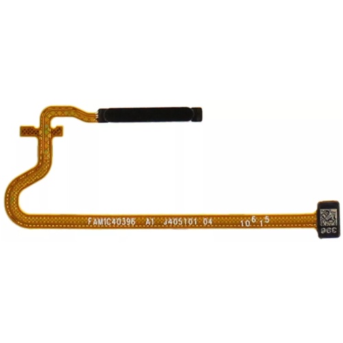 Шлейф Realme C51 RMX3830 з кнопкою включення та сканером відбитка пальця (чорний оригінал Китай)