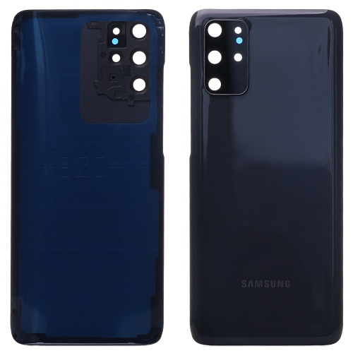 Задня кришка Samsung Galaxy S20+ Plus G985F (сіра оригінал Китай зі склом камери)