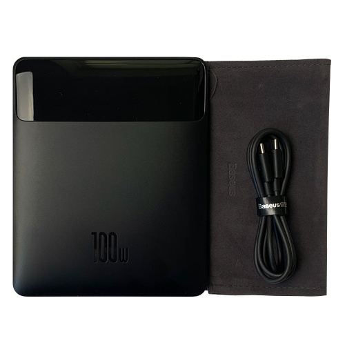 Power Bank Повербанк Baseus Blade Digital Display 20000 mAh 100W (PPDGL-01 PPBLD100-S) фото 4