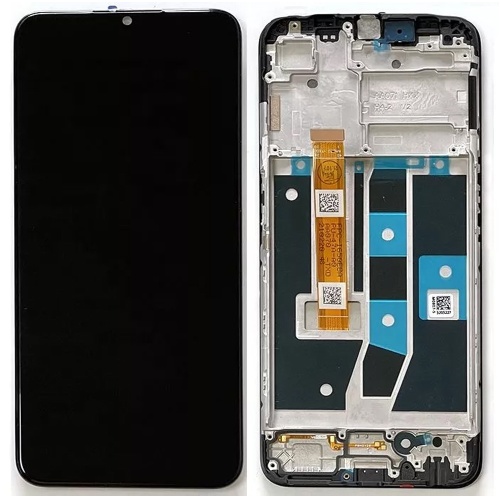 Дисплей Oppo A16 A16S A54S + тачскрин с рамкой (AAAA)
