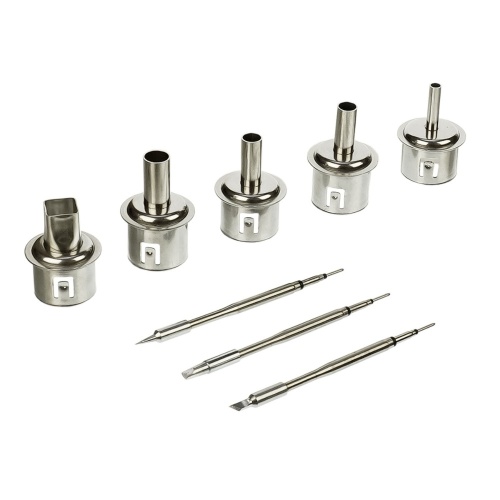 Паяльная станция прецизионная WEP 983D (фен 100C-500C, паяльник стандарта JBC 245 90C-450C, блок питания 20V 3.5A, USB A 5V 2A) фото 9