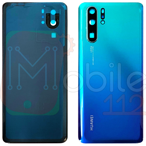 Задня кришка Huawei P30 Pro VOG-L29 (синьо-зелена зі склом камери)