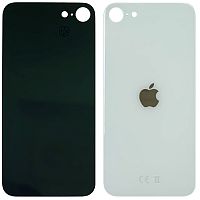 Задняя крышка Apple iPhone SE 2020 (белая оригинал Китай с большим отверстием)