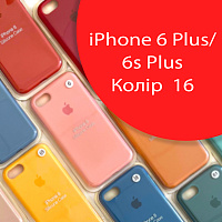 Чохол Silicone case для iPhone 6 Plus, 6S Plus (червоний №16)