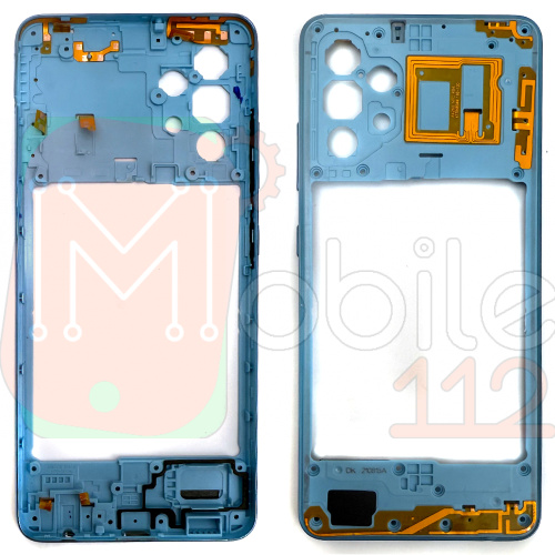 Рамка корпусу Samsung Galaxy A32 A325 (блакитна)