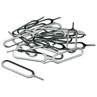 Металевий ключ для вилучення SIM карти (комплект 20шт)