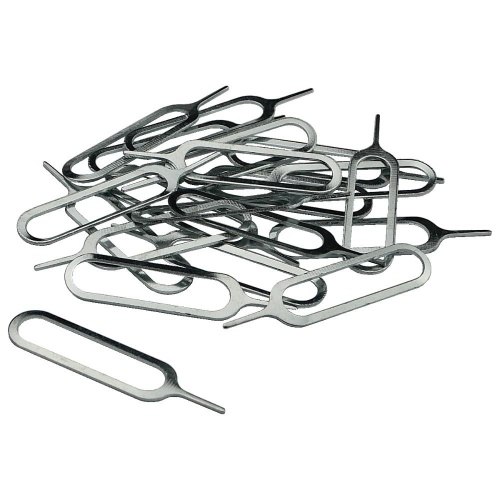 Металевий ключ для вилучення SIM карти (комплект 20шт)