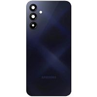 Задня кришка Samsung Galaxy A15 A155 (чорна оригінал Китай зі склом камери)