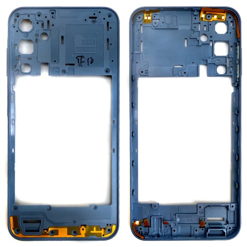 Рамка корпусу Samsung Galaxy A15 A155F (блакитна)
