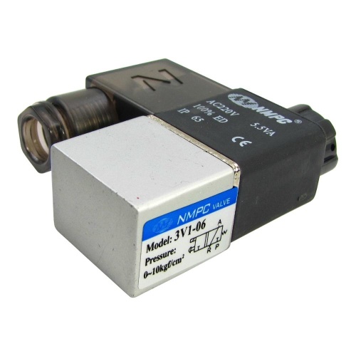 Пневматичний електромагнітний клапан 3V1-06, тиск 0-1 МПа, AC-220V фото 2