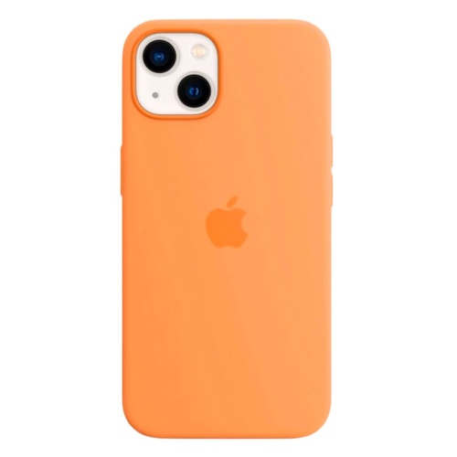 Чохол Silicone case для iPhone 13 mini оригінал (помаранчевий Marigold №7)