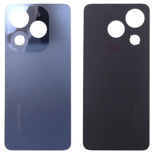 Задня кришка Tecno Spark 20C (чорна оригінал Китай)