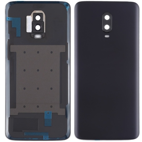 Задня кришка OnePlus 6T A6013 (чорна оригінал Китай зі склом камери) Задня кришка OnePlus 6T A6013 (чорна оригінал Китай зі склом камери)