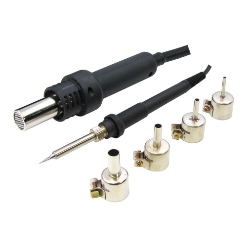 Паяльна станція LUKEY 852D+ компресорна, фен, паяльник фото 5