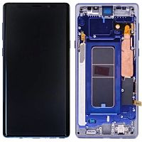 Дисплей Samsung Galaxy Note 9 N960F з тачскріном (оригінал 100% у синій рамці)