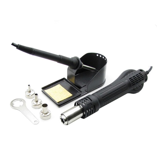 Паяльна станція LUKEY 702 фен, паяльник фото 5