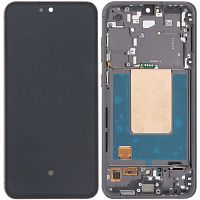 Дисплей Samsung Galaxy S24 FE S721 з тачскріном (оригінал OEM SP із сірою рамкою)