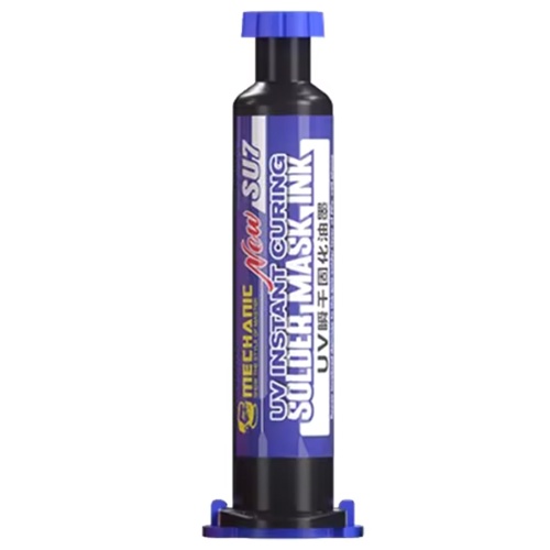 Паяльна маска Mechanic SU7 з УФ-затвердінням синя, 10 мл
