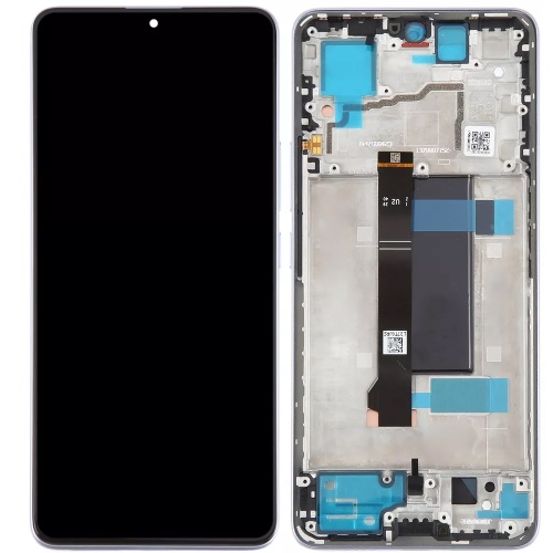 Дисплей Xiaomi Redmi Note 13 Pro 5G, Poco X6 з тачскріном (IN-CELL із синьою рамкою)