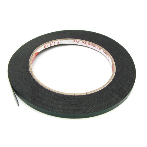 Скотч двосторонній ширина 5мм, товщина 0,5мм (зелений) на поліуретановій основі.