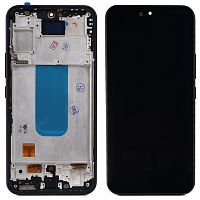 Дисплей Samsung Galaxy A54 A546 з тачскріном (OLED Small Glass із чорною рамкою)