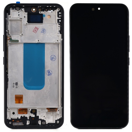 Дисплей Samsung Galaxy A54 A546 + тачскрин (OLED Small Glass с черной рамкой)