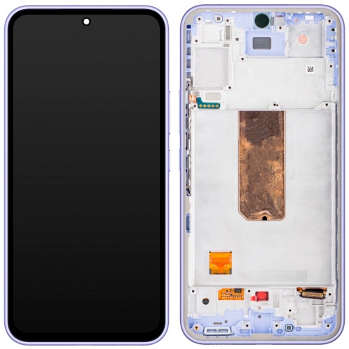 Дисплей Samsung Galaxy A54 A546 + тачскрин (OLED Big Glass с фиолетовой рамкой)