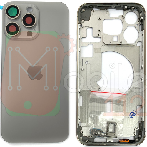 Корпус Apple iPhone 15 Pro Max у зборі (сірий, Natural Titanium EU)