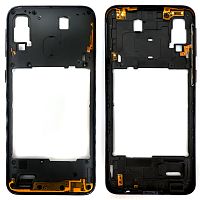 Рамка корпусу Samsung Galaxy A40 2019 A405F (чорна)